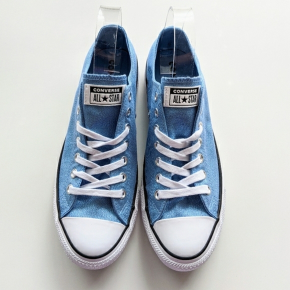 2 FOR 80 Converse Glitter Blue Galaxy - Picture 2 of 6